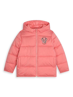 Little Girl's & Girl's Puffer Hooded Jacket