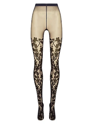 Floral Sheer Tights