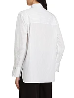 Striped Cotton Long-Sleeve Shirt