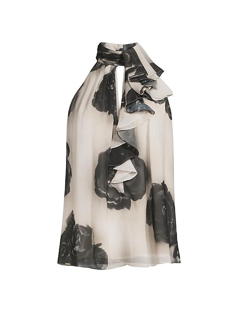 Vika Floral Sleeveless Blouse