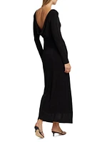Luna Long-Sleeve Maxi Dress