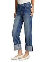 Leighton Cuffed Stovepipe Jeans