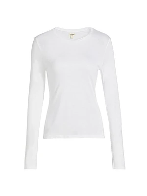 Ayla Crewneck Long-Sleeve T-Shirt