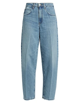 Low Slung Barrel Jeans