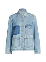 Chore Denim Button-Front Shirt Jacket