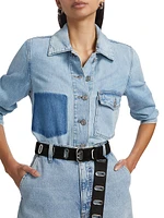 Chore Denim Button-Front Shirt Jacket