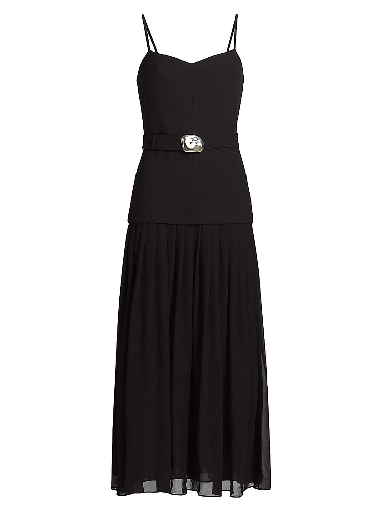 Susie Belted Maxi Dress