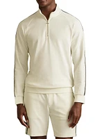 Chicago Striped Half-Zip Sweater