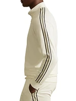 Chicago Striped Half-Zip Sweater