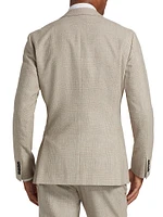 Elliot Wool-Linen Single-Breasted Blazer