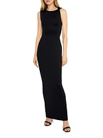 Scuba Twist Tank Maxi Dress