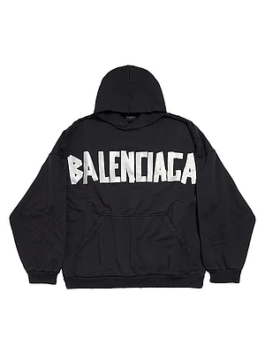 New Tape Type Oversized Hoodie