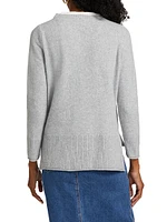 Layered Crewneck Sweater