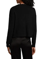 Embellished Crewneck Cardigan