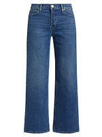 Rosie High-Waist Wide-Leg Ankle Jeans