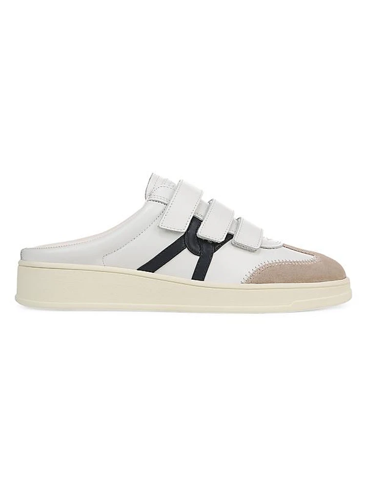 Reagan Leather Mule Sneakers