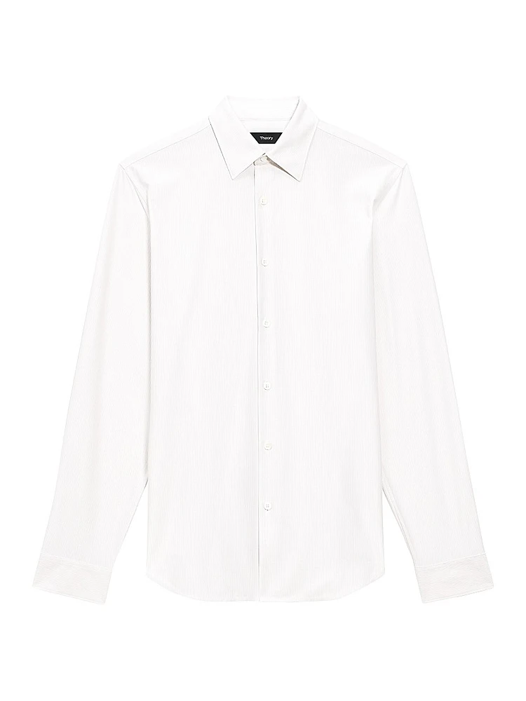 Sylvain Cotton-Blend Button-Front Shirt