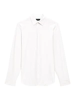 Sylvain Cotton-Blend Button-Front Shirt