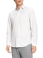 Sylvain Cotton-Blend Button-Front Shirt
