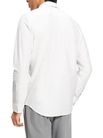 Sylvain Cotton-Blend Button-Front Shirt
