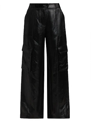 Beatriz Wide-Leg Cargo Pants