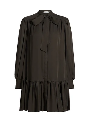 Quince Long-Sleeve Minidress