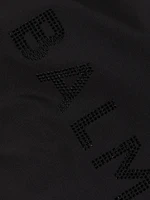 Strass Tone-on-Tone Logo One-Piece Swimsuit
