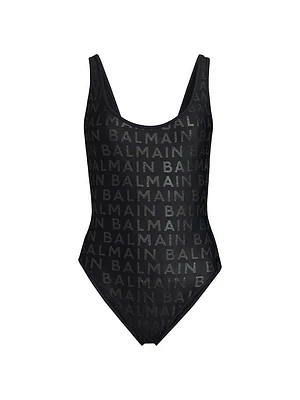 Allover Print One-Piece Swimsuit