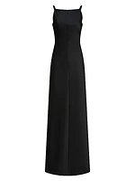 Moira Bias-Cut A-Line Gown