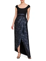 Isaline Floral Column Gown