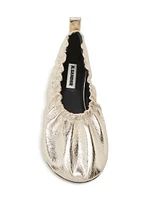 Leather Ballerina Flats
