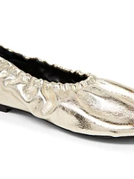 Leather Ballerina Flats