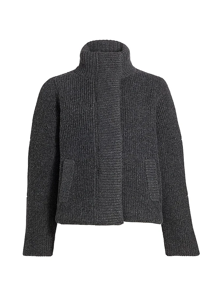 Avery Rib-Knit Jacket