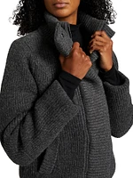 Avery Rib-Knit Jacket