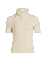 Mimi Ribbed Wool-Blend Top