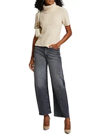 Mimi Ribbed Wool-Blend Top