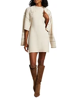 Rosa Knit Marled Wool-Blend Dress