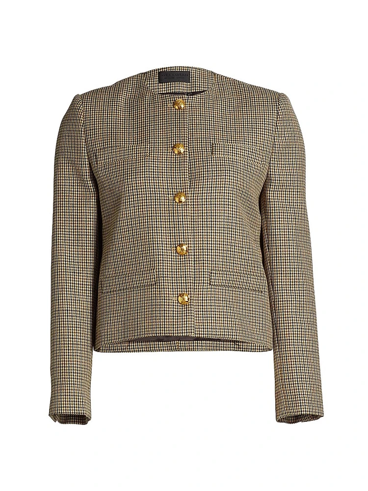 Sloane Check Wool Jacket