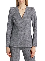 Patipo Structured Tweed Blazer