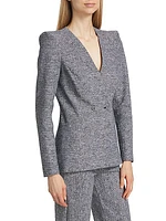 Patipo Structured Tweed Blazer
