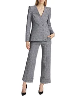 Patipo Structured Tweed Blazer