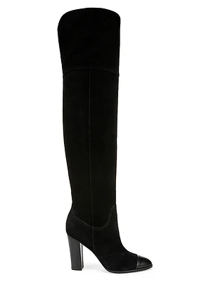 Conrad Suede Over-The-Knee Boots