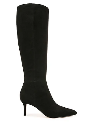 Lisa 70MM Tall-Shaft Wide-Calf Suede Boots