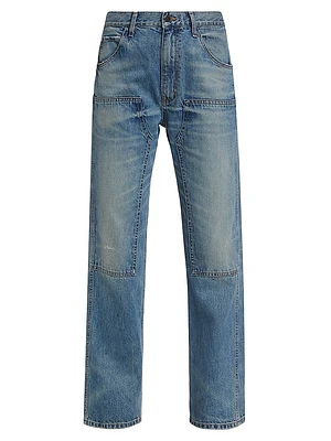 Welder Mid-Rise Carpenter Straight-Leg Jeans