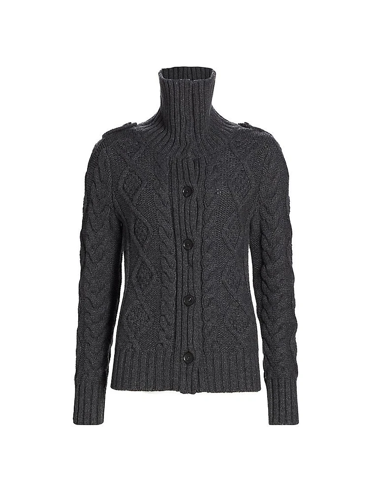 Allegra Wool & Cashmere Cardigan