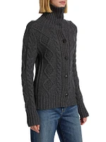 Allegra Wool & Cashmere Cardigan