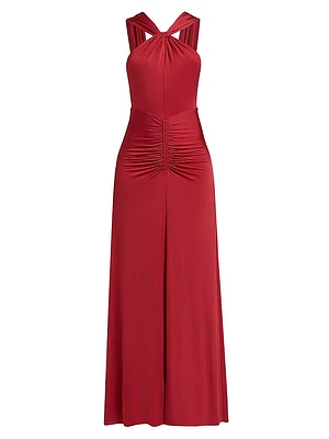 Mena Jersey Halter Dress