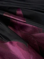 Ellis Floral Jacquard Organza Cocktail Dress