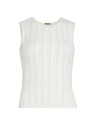 Pointelle Jacquard Top