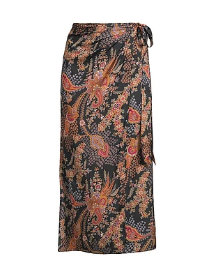 Stella Printed Sarong Skirt